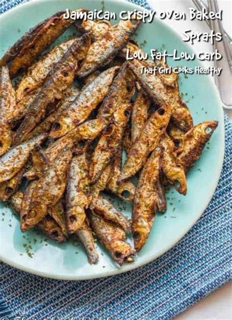 jamaican sprats in oven.